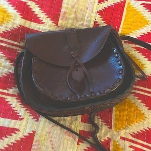 Madewell brown leather crossbody